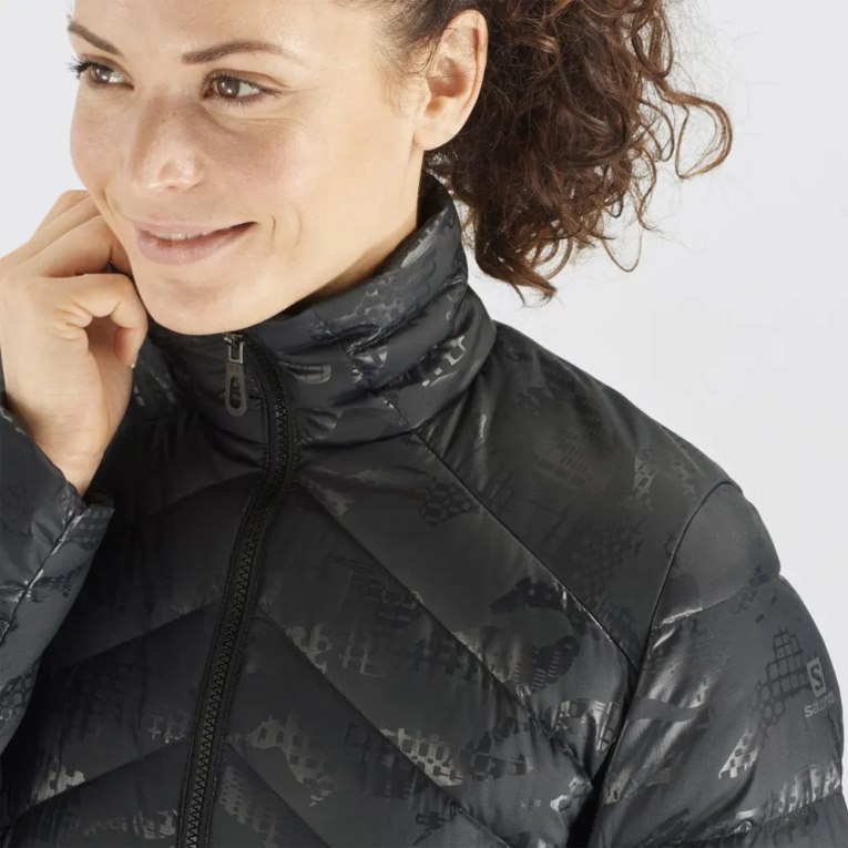 Black Salomon Essential Xwarm Down Women's Insulated Jackets | PH 17540Y